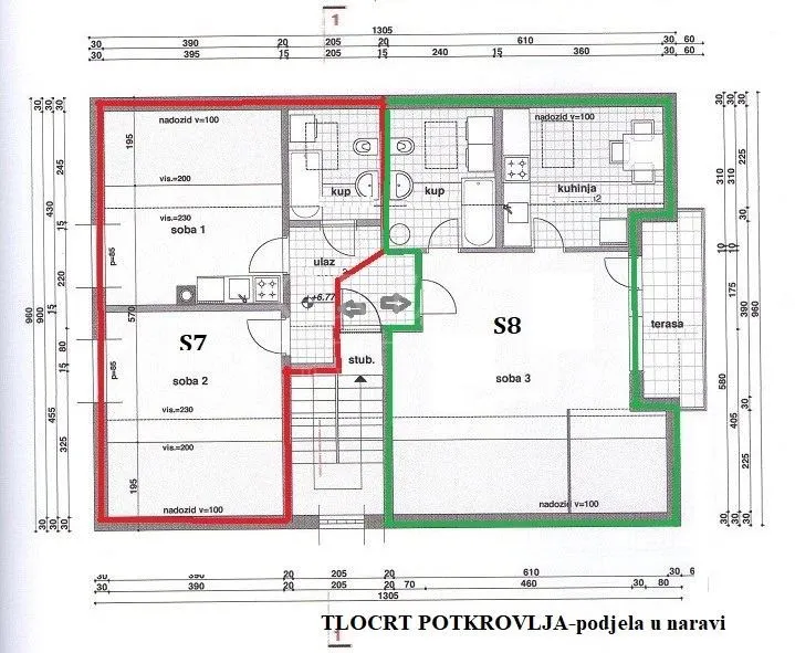 kuća zagreb trnava, 525 m2+garaža, 8 stana - slika 20
