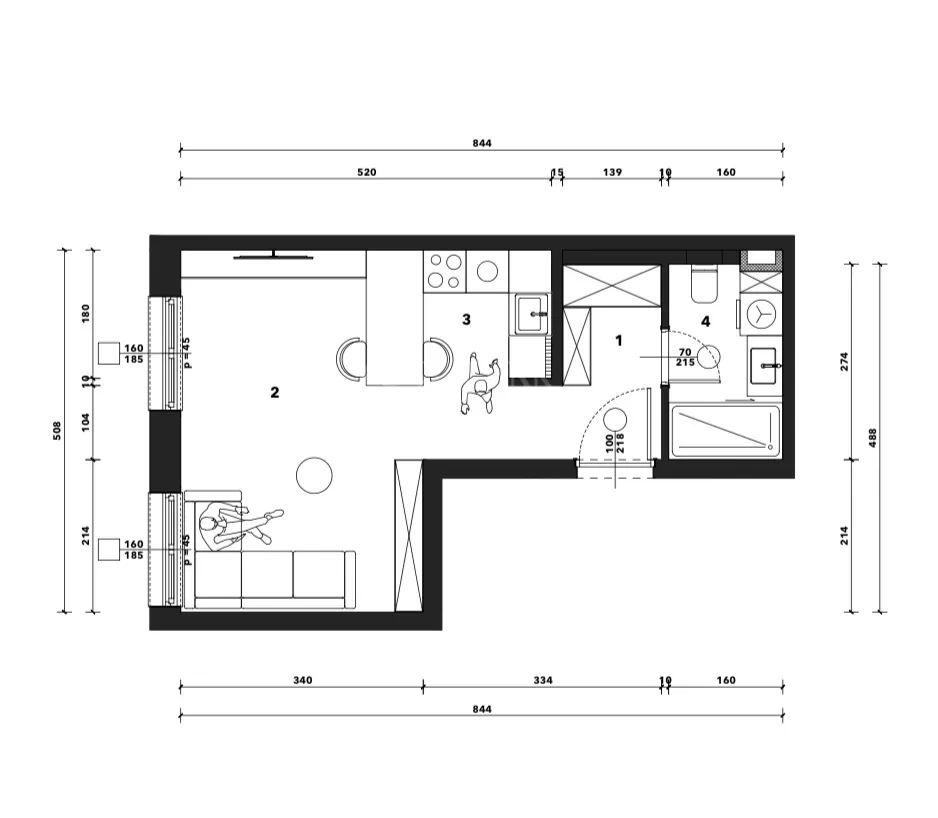 novogradnja – luksuzan stan 30,78m2– sveti duh! - slika 4