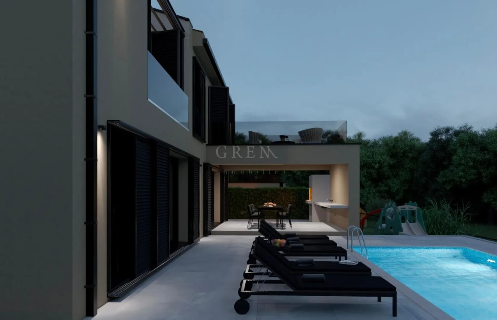 građevinsko zemljište sveti lovreč, 1300 m2 sa građevinskom dozvolom - slika 5