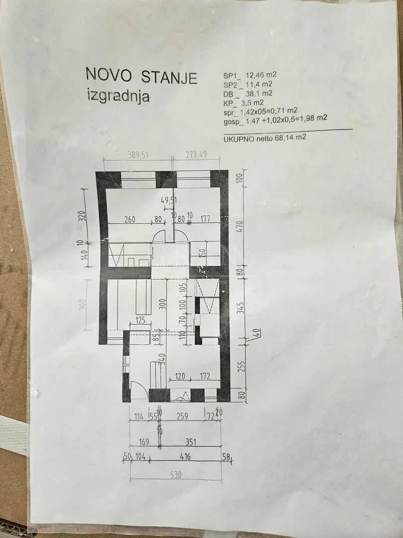 stan zagreb centar, 67 m2+ 5 m2 spremište, trosoban - slika 18