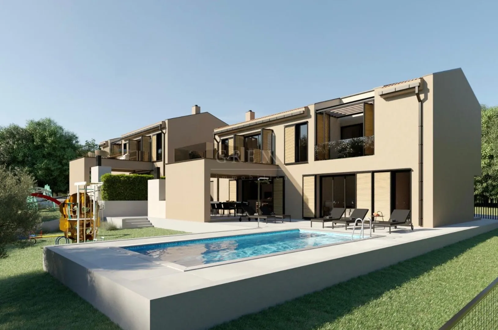 građevinsko zemljište sveti lovreč, 1300 m2 sa građevinskom dozvolom - slika 4