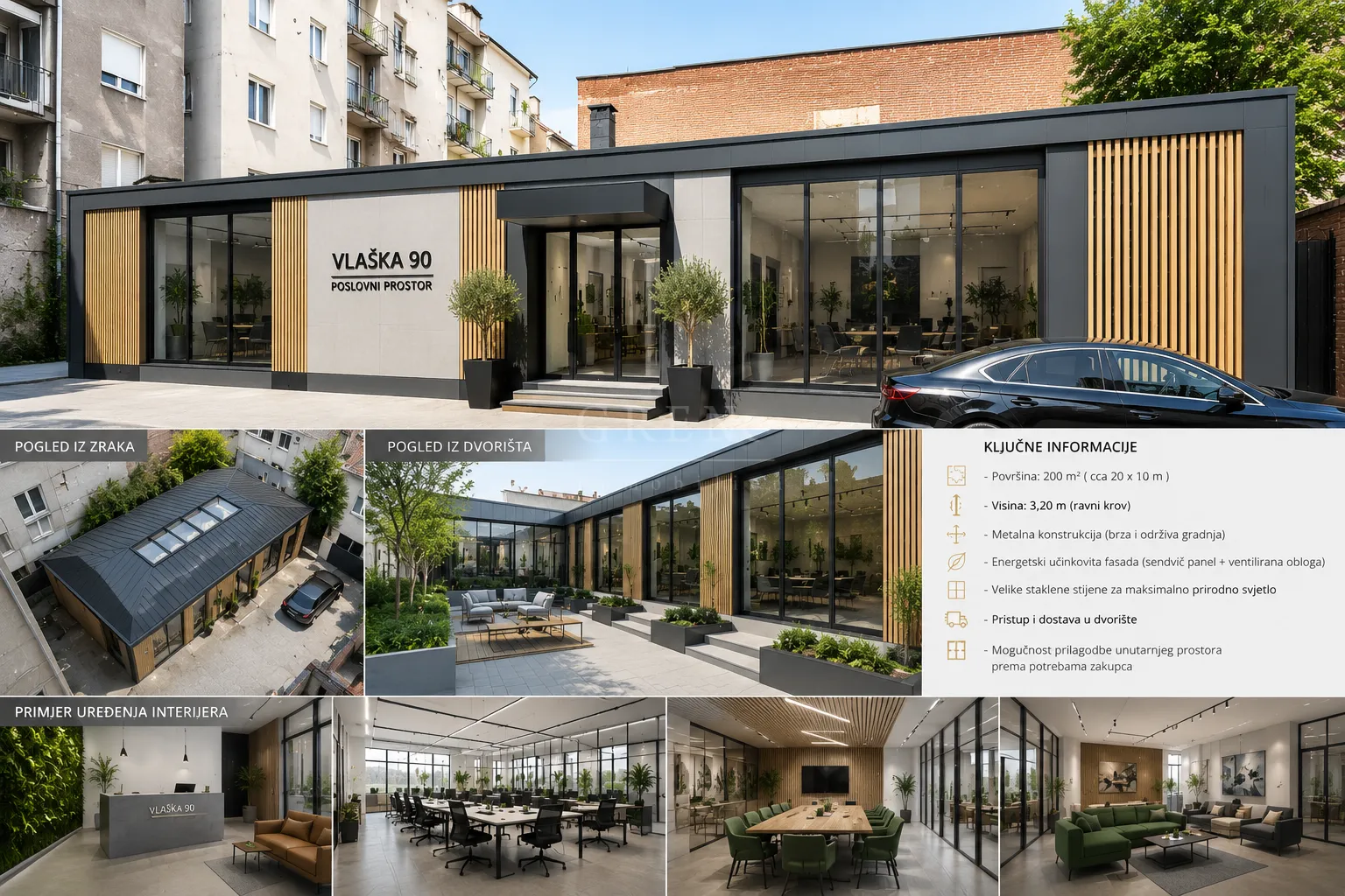 Poslovni prostor Zagreb, Donji grad, 200 m2, Vlaška ulica