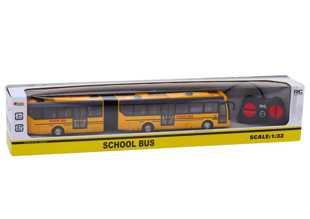 remote control articulated rc school bus 1:32 yellow - slika 5