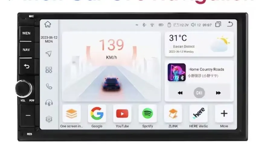 2din ANDROID MULTIMEDIJA NAVIGACIJA univerzalna radio WIFI GPS PARKING - Čakovec