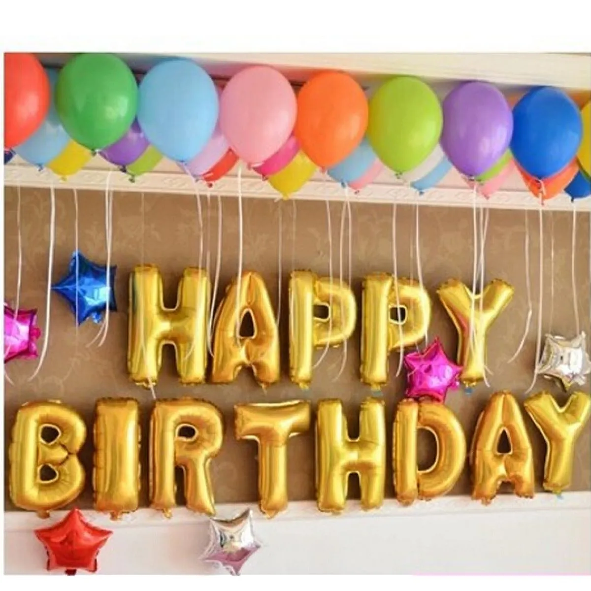 folijski baloni happy birthday - slika 7