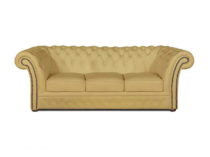 chesterfield trosjed winfield basic luxe leather - slika 1
