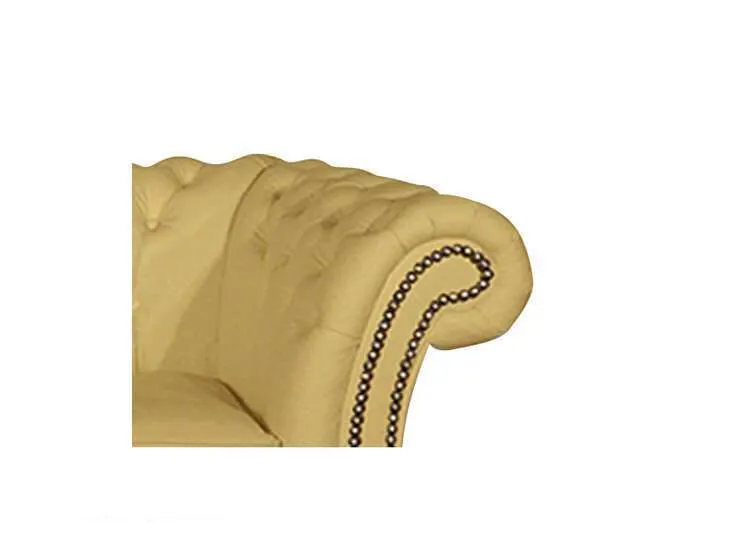 chesterfield fotelja winfield basic leather | 1-sjedište | ivory - slika 2