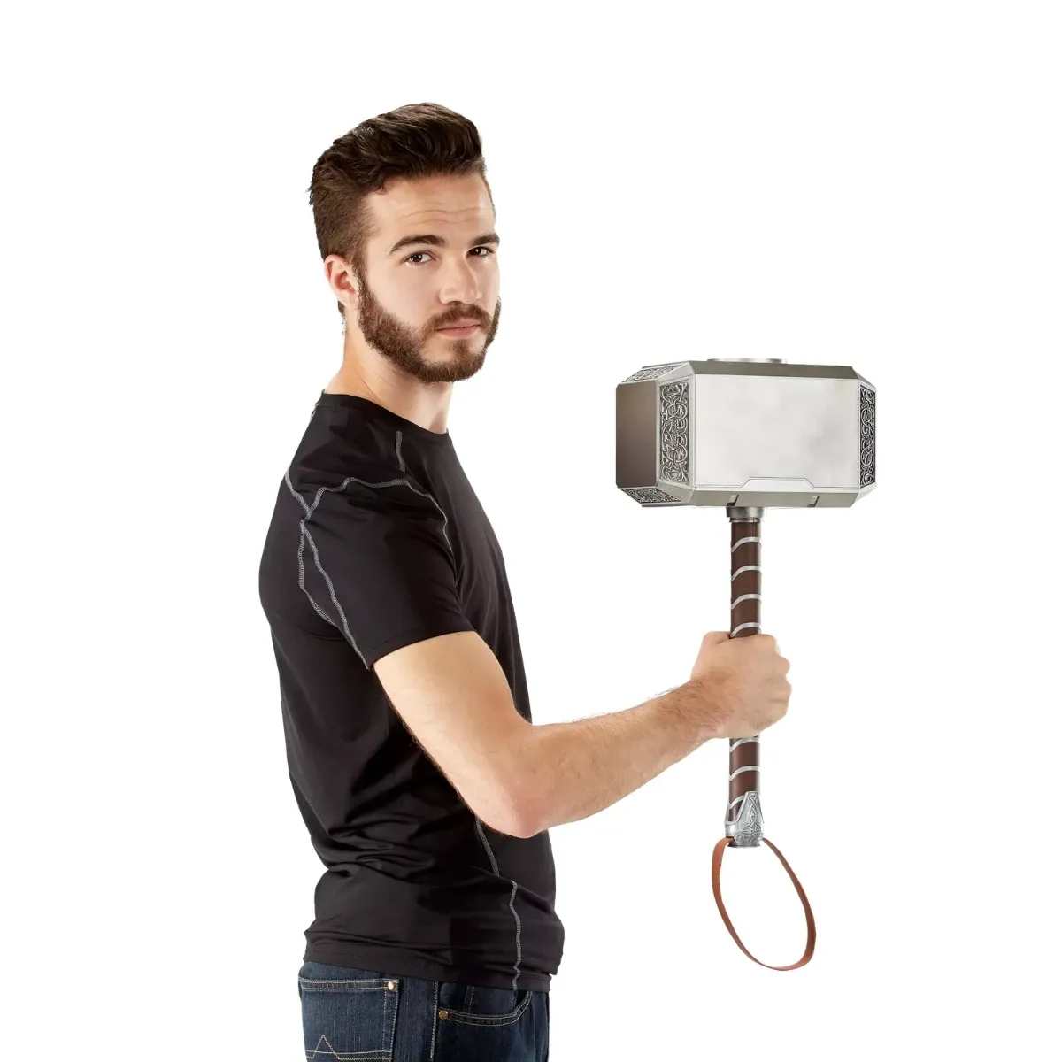marvel legends series: thor – mjolnir hammer replica - slika 2