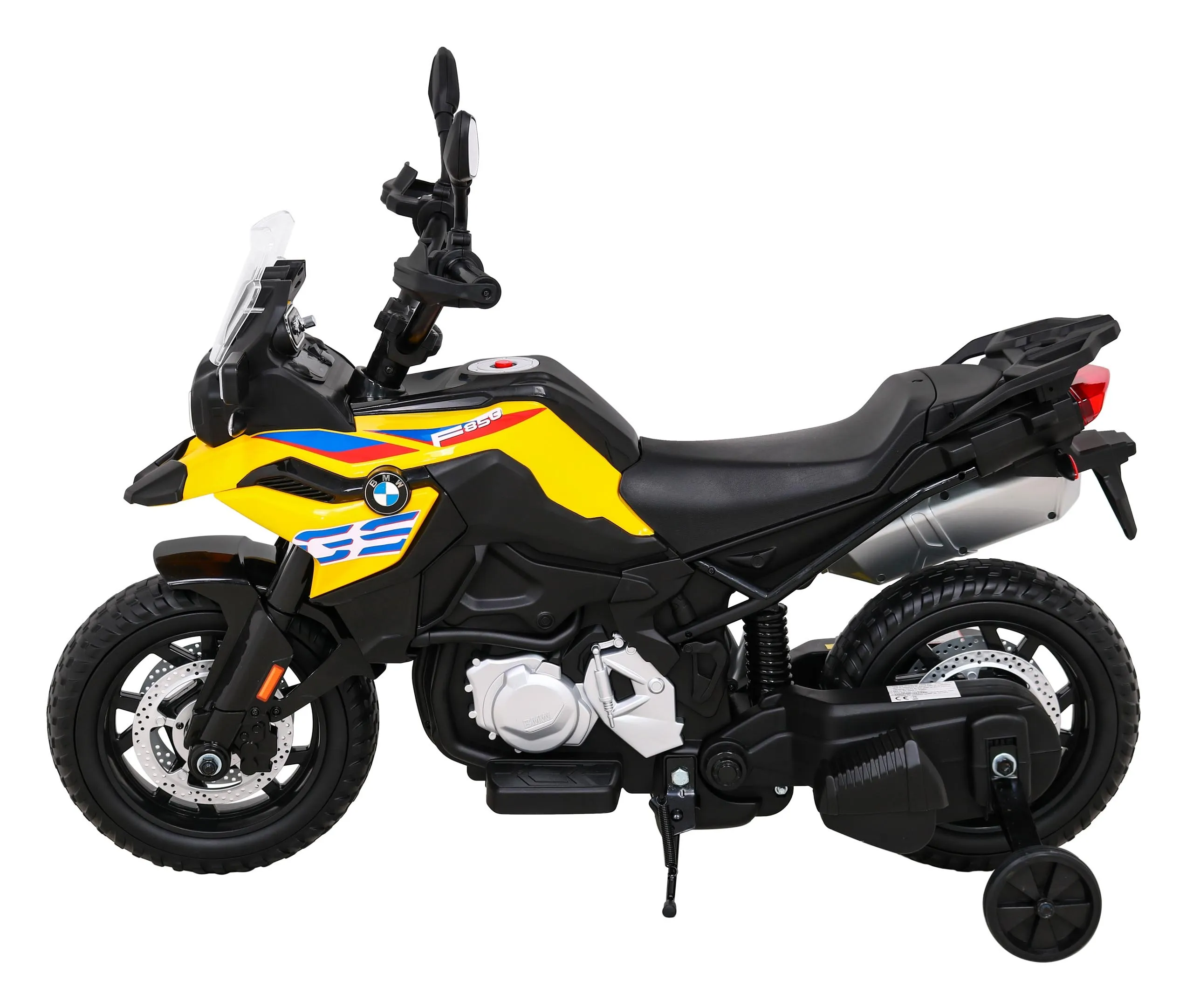 licencirani motor na akumulator bmw f850 gs - žuti - slika 3
