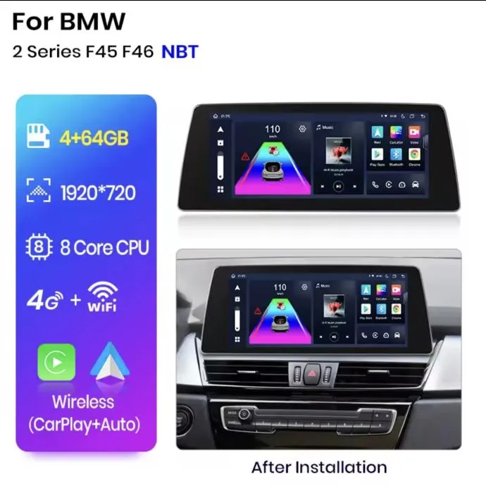 bmw f45 f46 f87 2013-2021 original multimedija navigacija android 2din - slika 4