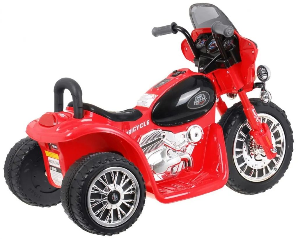 motor na akumulator chopper -crveni - slika 2