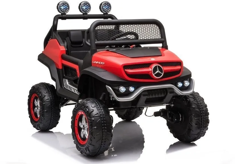 Licencirani auto na akumulator Mercedes Unimog S 4×4 – crveni - Mursko Središće