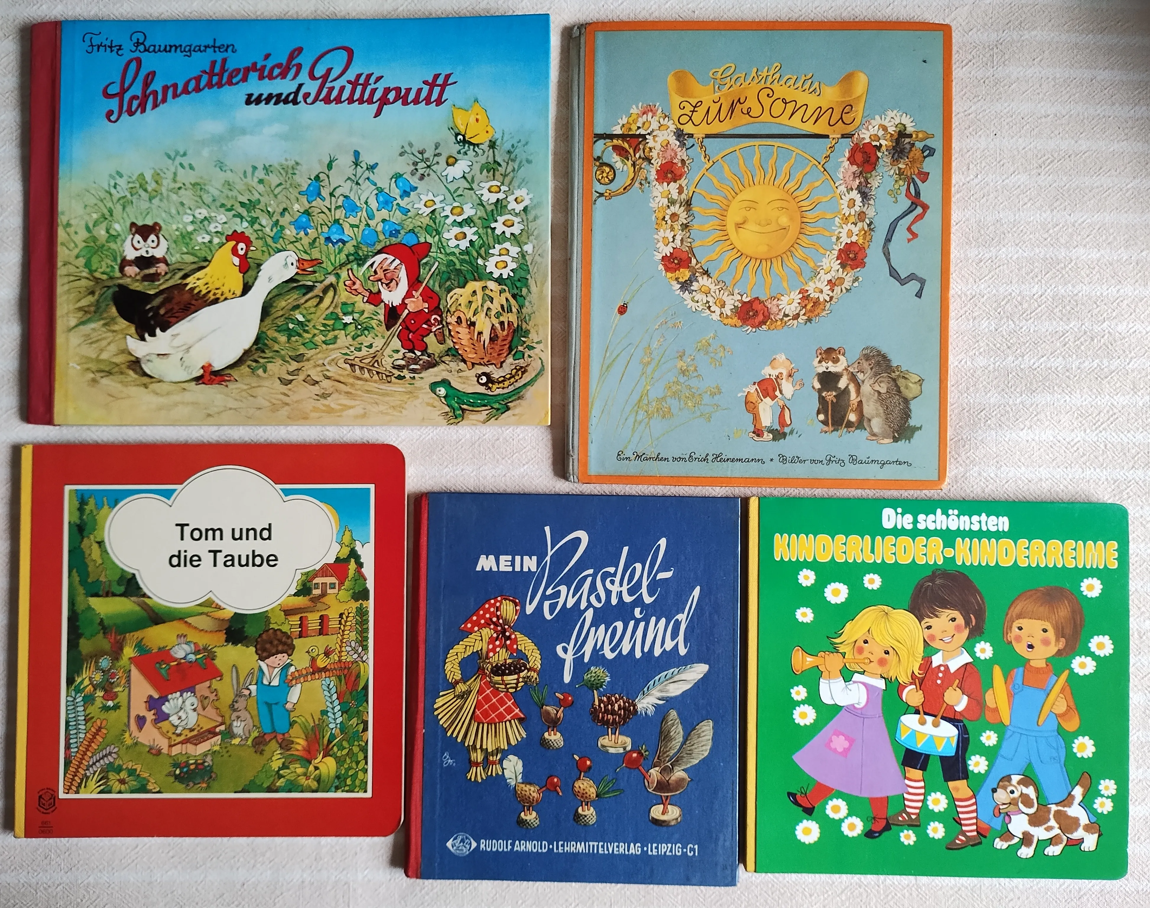 Komplet Slikovnica 1950- 1980-H, Njemacki Jezik, Rijetki Primjerci - Paljevine, Ivanska