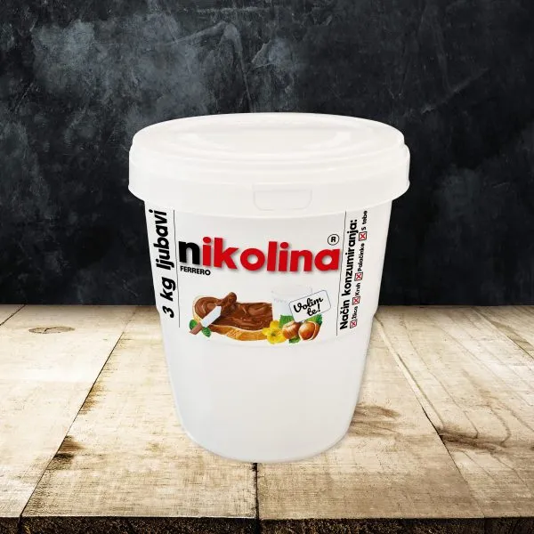 Personalizirana Nutella – 3kg ljubavi - Osijek