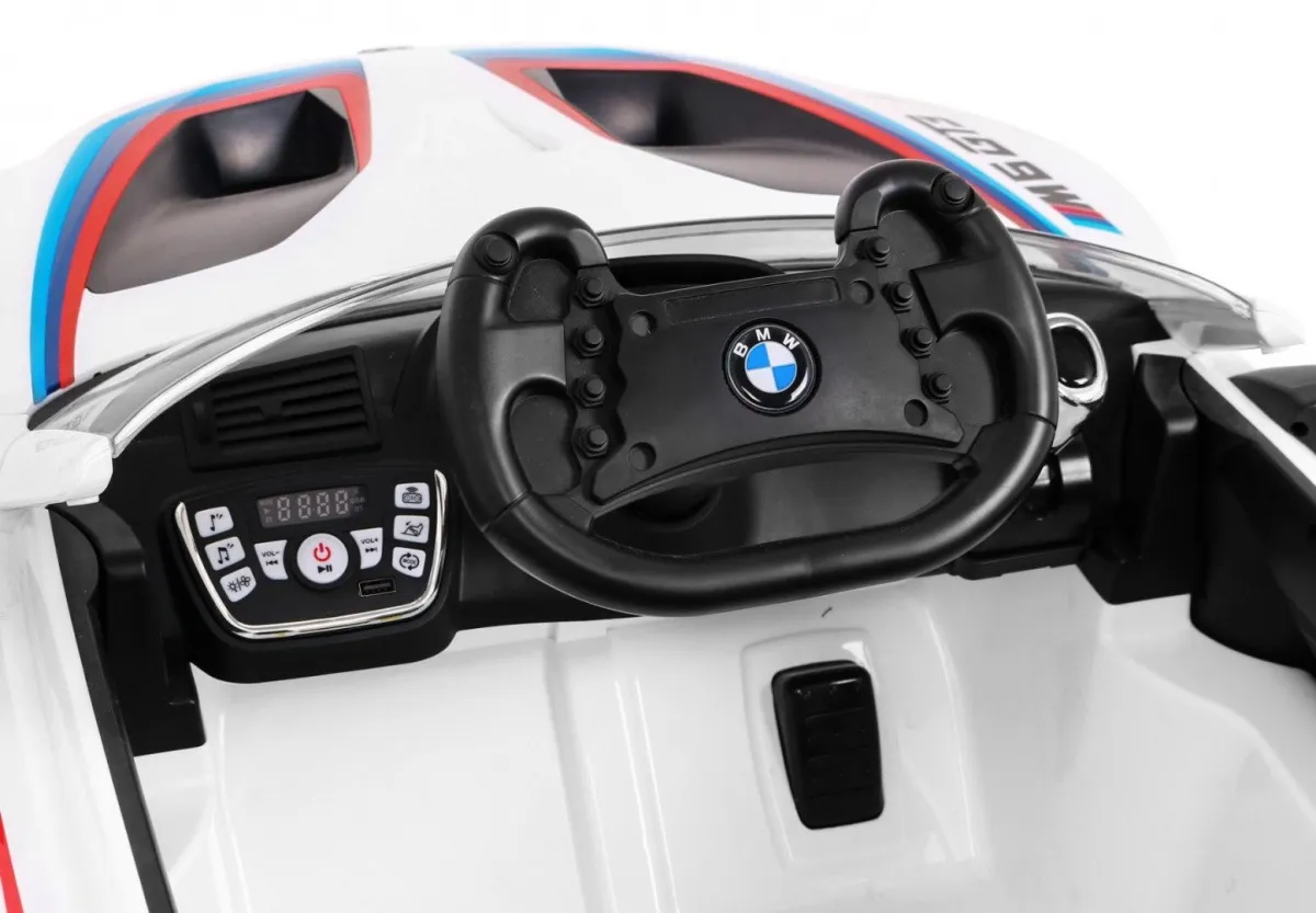 licencirani auto na akumulator bmw x6m - bijeli - slika 4