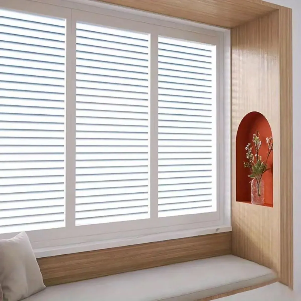 prozirna samoljepljiva folija za staklo - stripes - slika 4