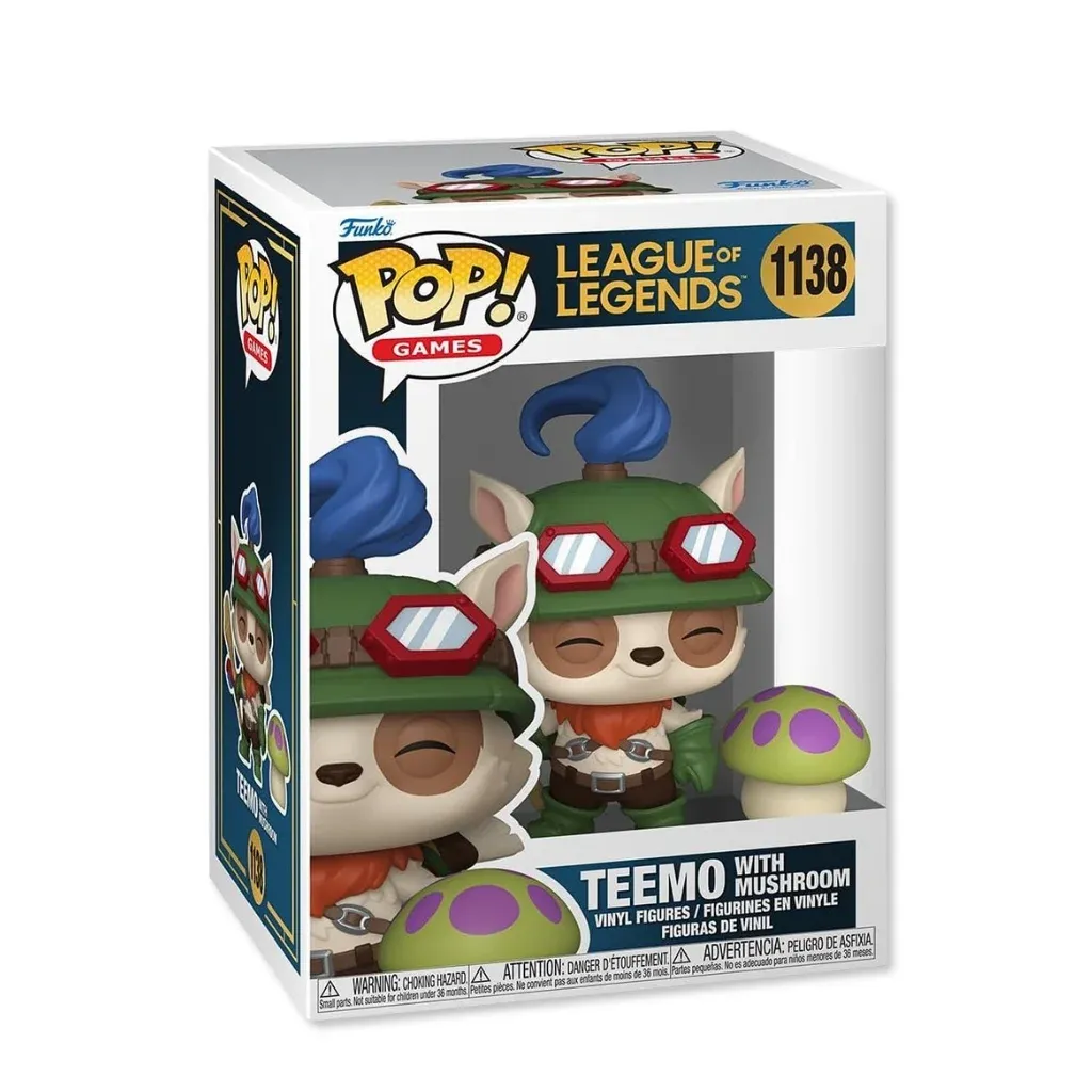 Funko Pop! & Buddy: League of Legends – Teemo with Mushroom #1138 - Zagreb