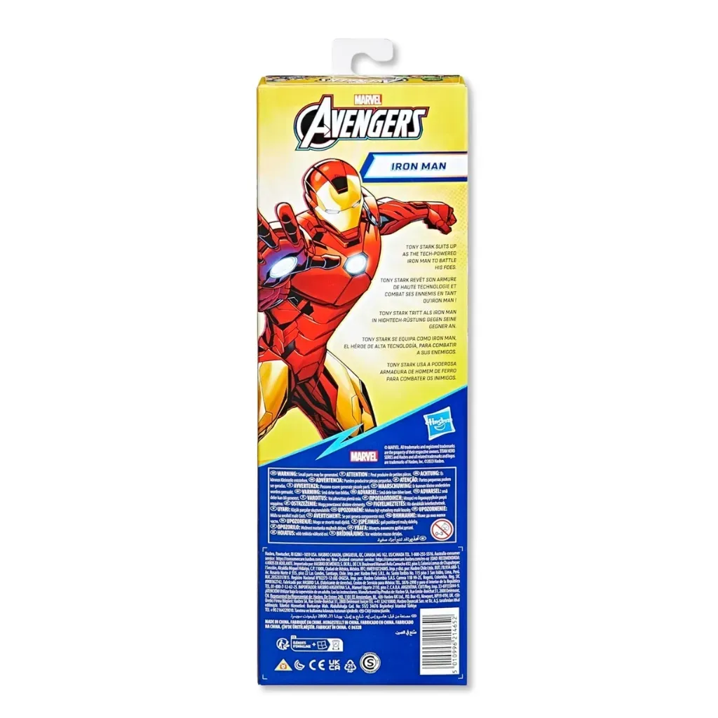 hasbro titan hero: avengers – iron man figura, 30cm - slika 3
