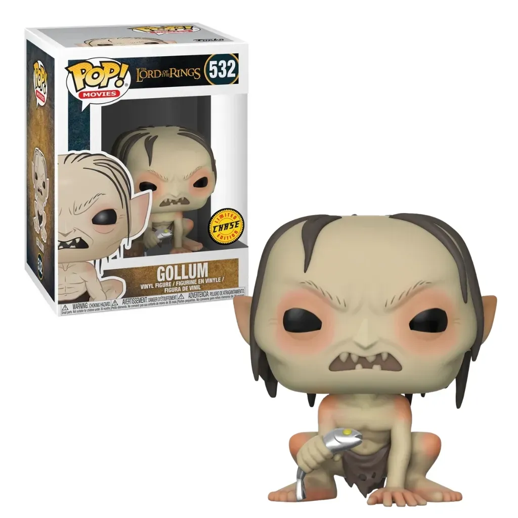 funko pop! movies: the lord of the rings – gollum #532 (chase) - slika 3