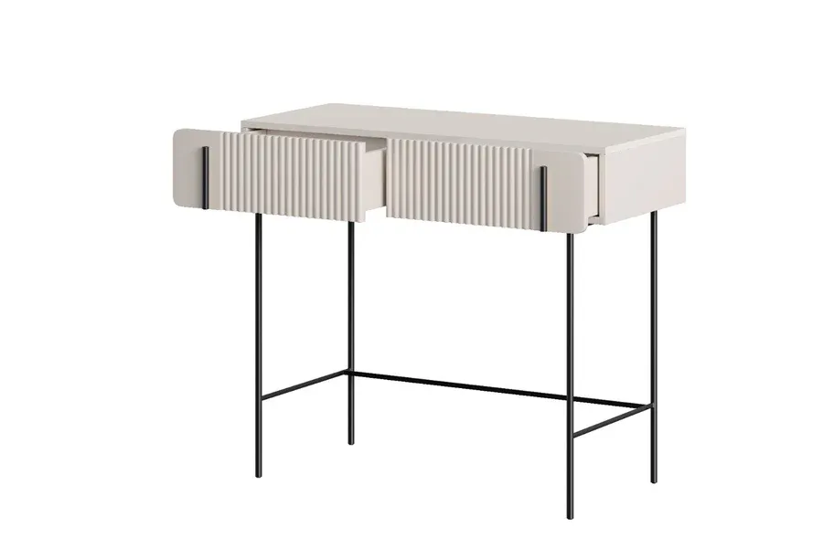 pomoćni stolić malmi 100cm, 2 ladice, materijal: mdf - slika 3