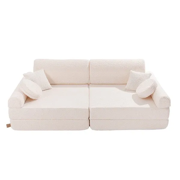 Velika modularna sofa za djecu - Premium bijela - Zagreb