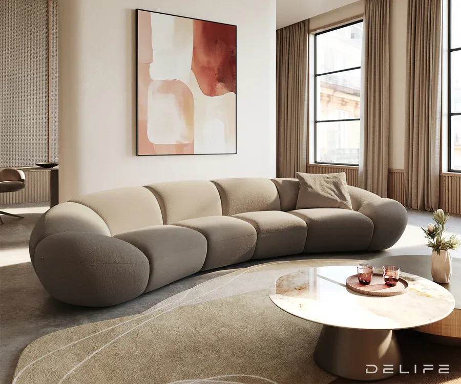 Sofa Lunna 368x175cm, Materijal: Boucle - Čakovec, Čakovec-zapad