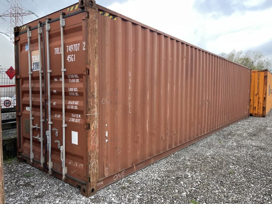 Brodski kontejner 12m HIGH CUBE - Podrvanj, Čavle