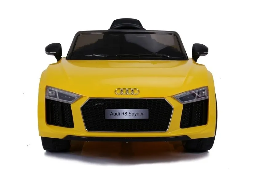 licencirani auto na akumulator audi r8 xl – žuti - slika 3