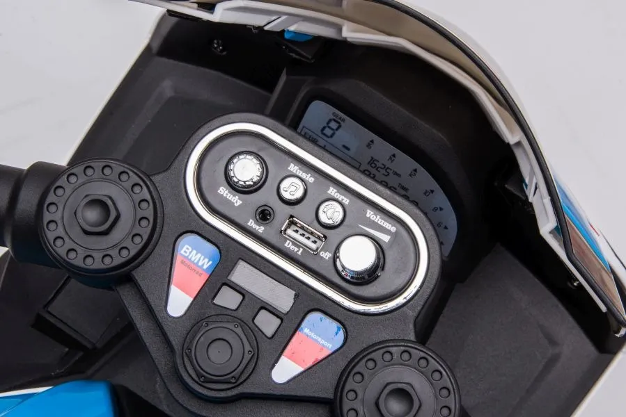 licencirani motor na akumulator bmw hp4 – bijeli - slika 9