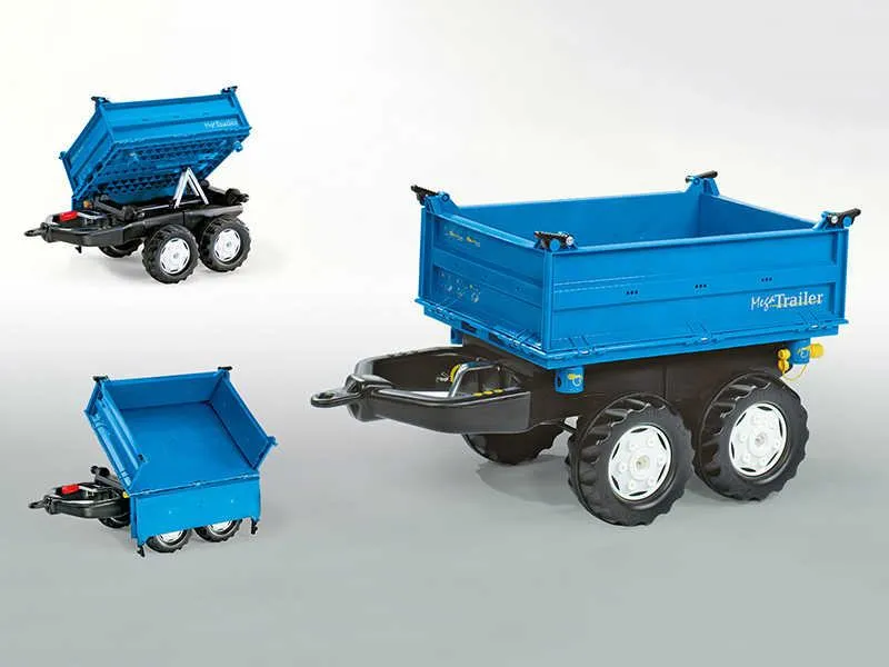 rolly toys prikolica mega plava - slika 3