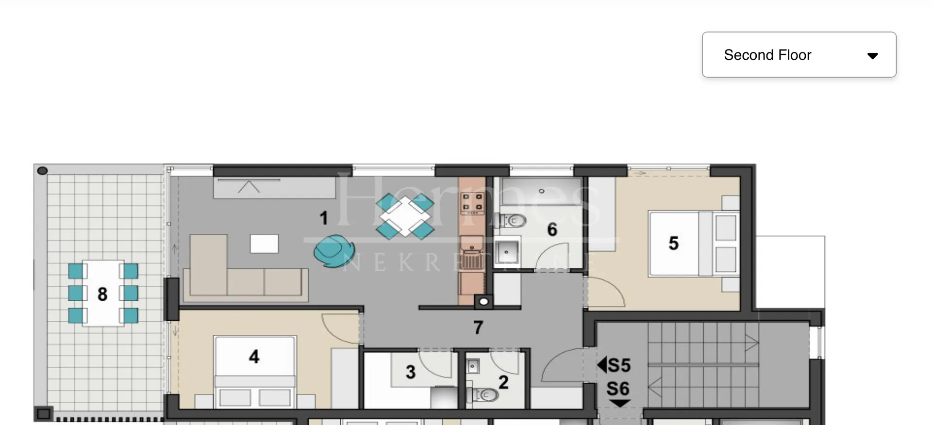 3-sobni penthouse s pogledom na more - s5! novogradnja, mandre, otok pag - slika 12