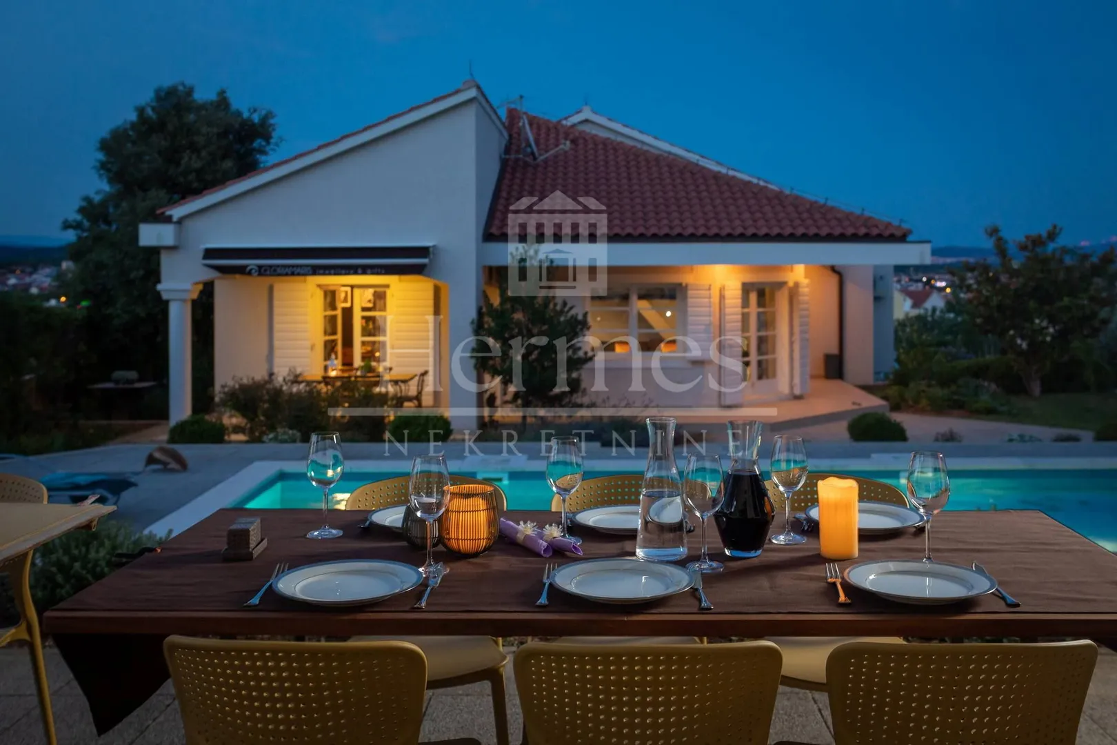 unikatna mediteranska vila s bazenom, vodice - slika 12