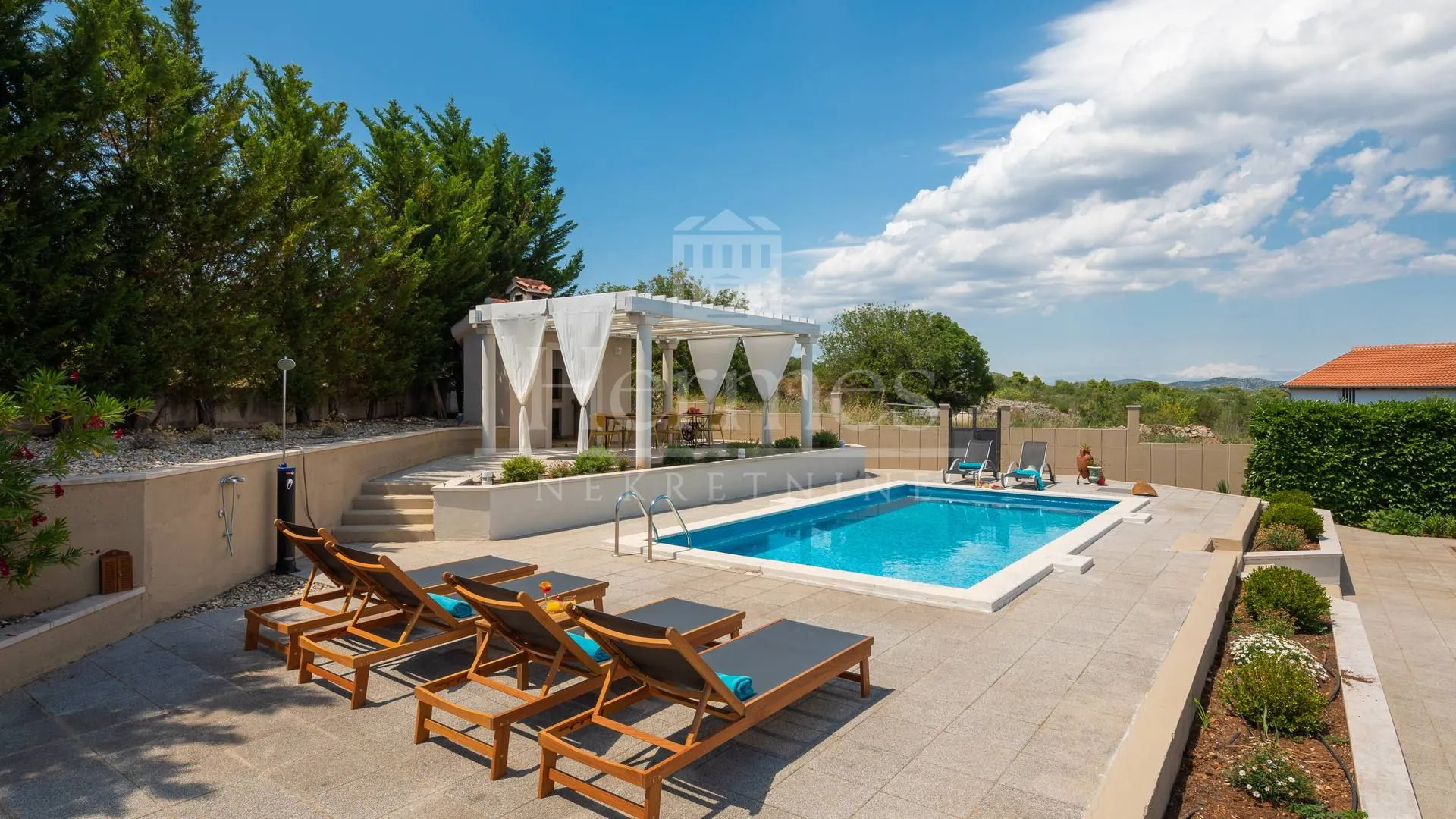 unikatna mediteranska vila s bazenom, vodice - slika 6
