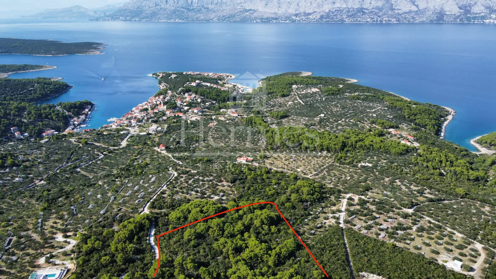 poljoprivredno zemljište (26.600 m2), pogled na more, povlja, otok brač - slika 2