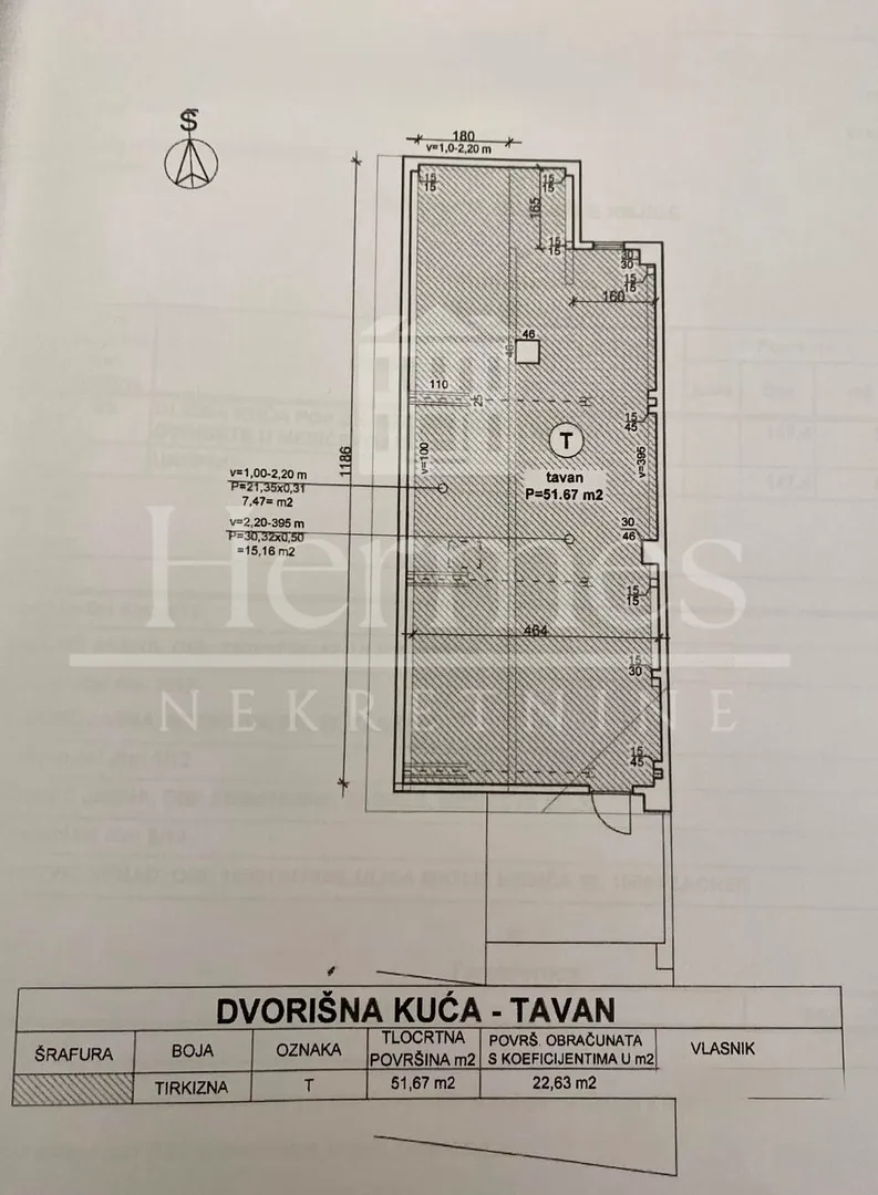 3-sobna kuća, prizemnica s tavanom za adaptaciju - slika 23