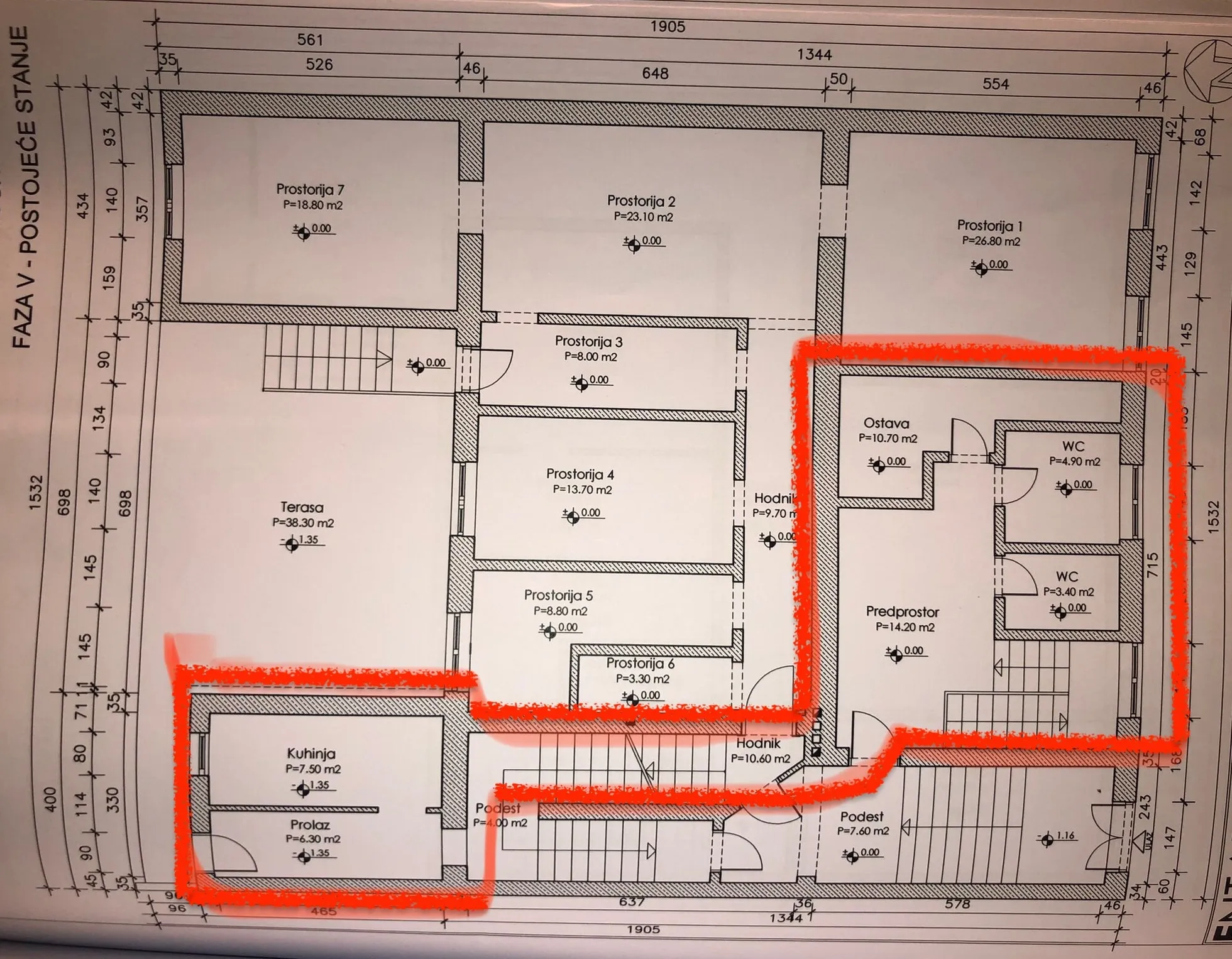 kultni lokal na dvije etaže (160 m2 ), donji grad, hebrangova - slika 18