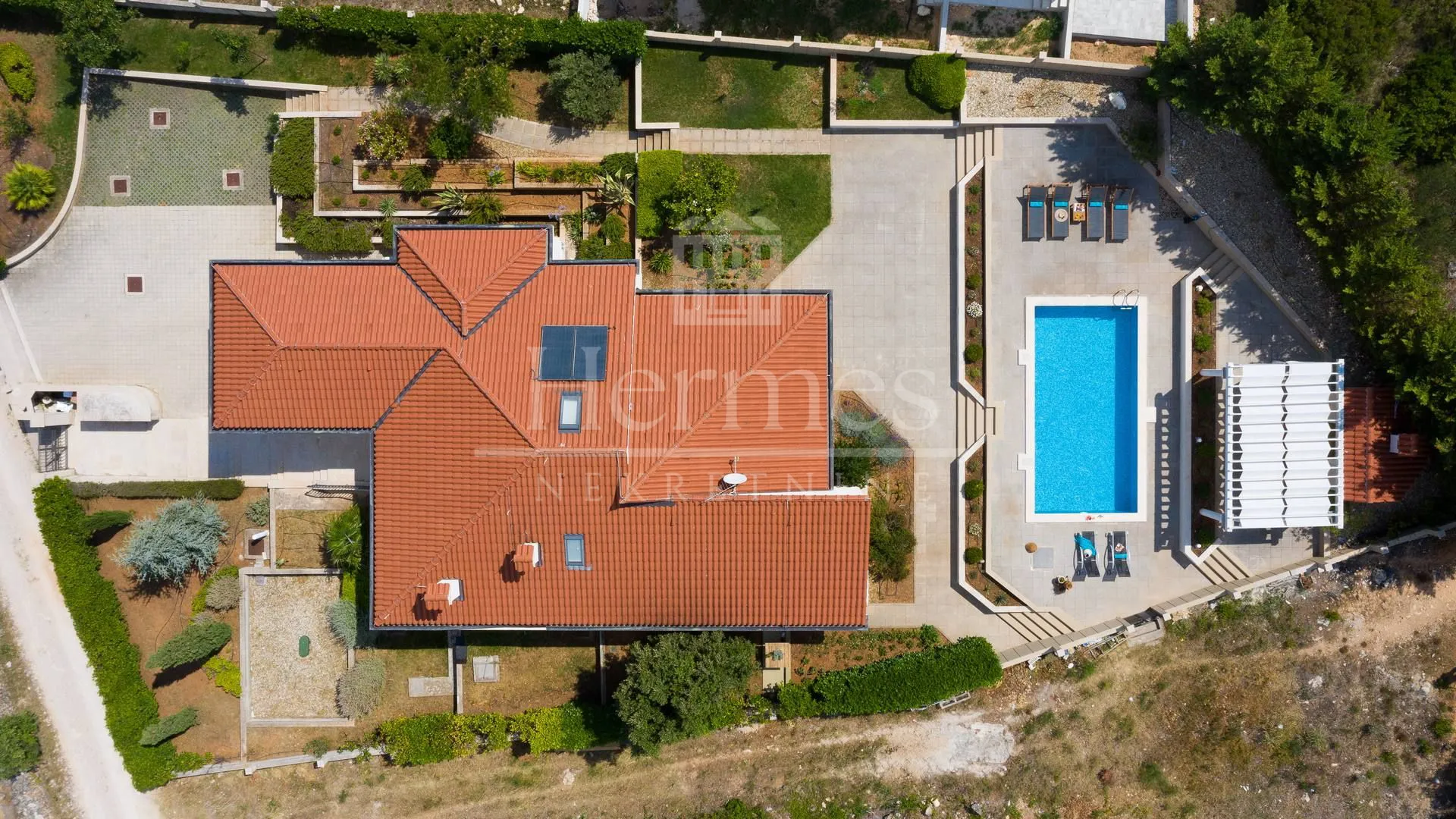 unikatna mediteranska vila s bazenom, vodice - slika 27
