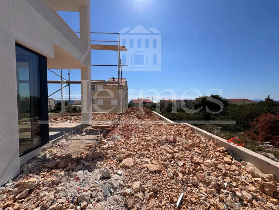 novogradnja! 3-sobni stan u prizemlju s vrtom, mandre, otok pag - slika 2