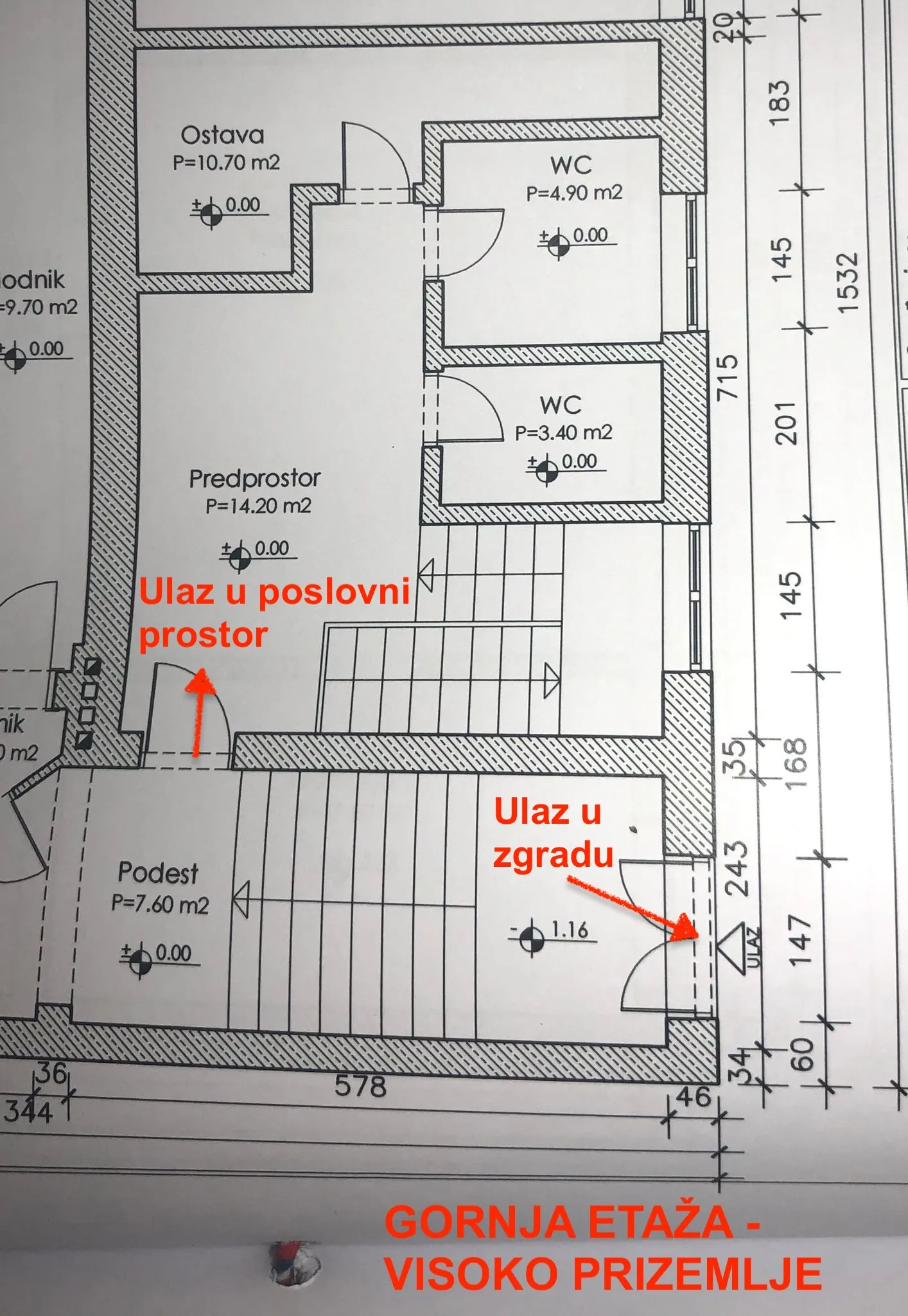 kultni lokal na dvije etaže (160 m2 ), donji grad, hebrangova - slika 20