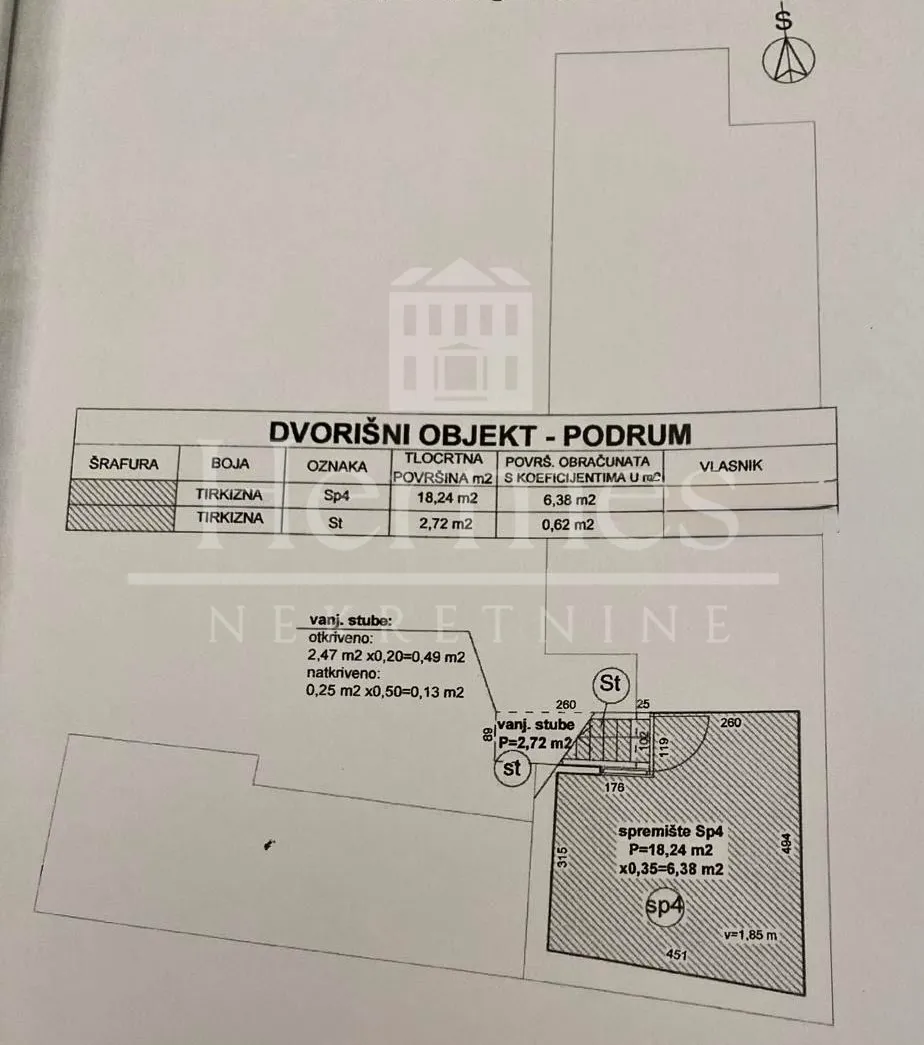 3-sobna kuća, prizemnica s tavanom za adaptaciju - slika 24