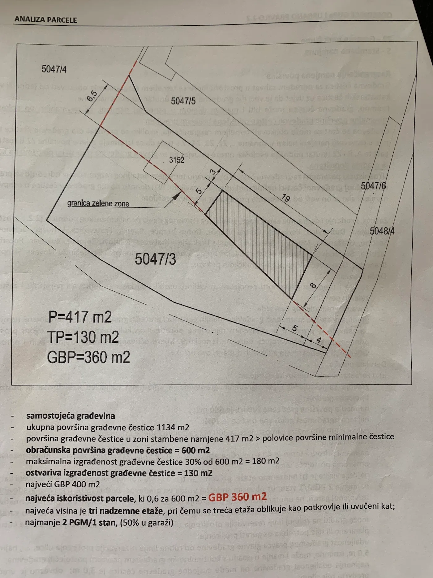 građevinsko zemljište s pogledom na grad, okruženo zelenilom - slika 22