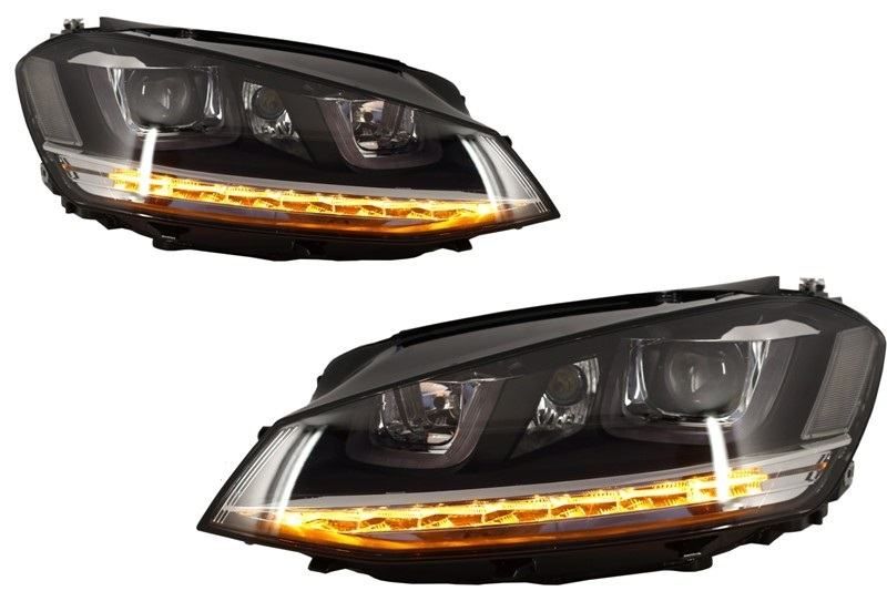 3d led drl farovi+maska- r dizajn za vw golf 7- super izgled! - slika 5