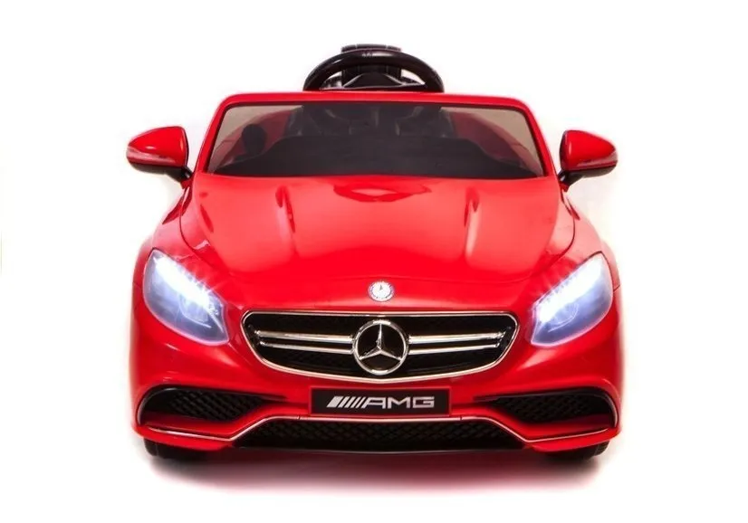 licencirani auto na akumulator mercedes s63 amg - crveni - slika 4