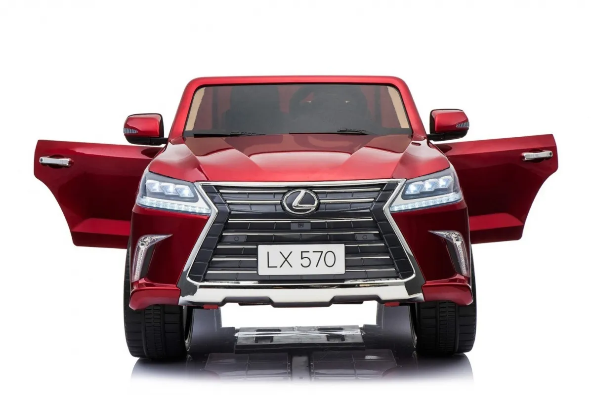 licencirani auto na akumulator lexus lx570 4x4 - dvosjed - crveni - slika 7