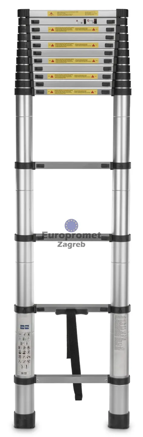 aluminijske teleskopske ljestve 4, 4m 150kg top cijena !!! - slika 5
