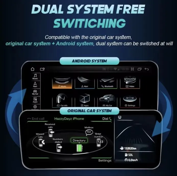 audi a4 a5 2016-2023 12,3" original ekran carplay navigacija android - slika 15