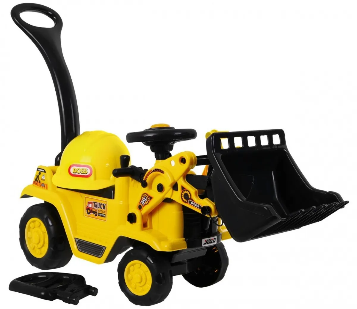 dječja guralica bucket - žuta - slika 5