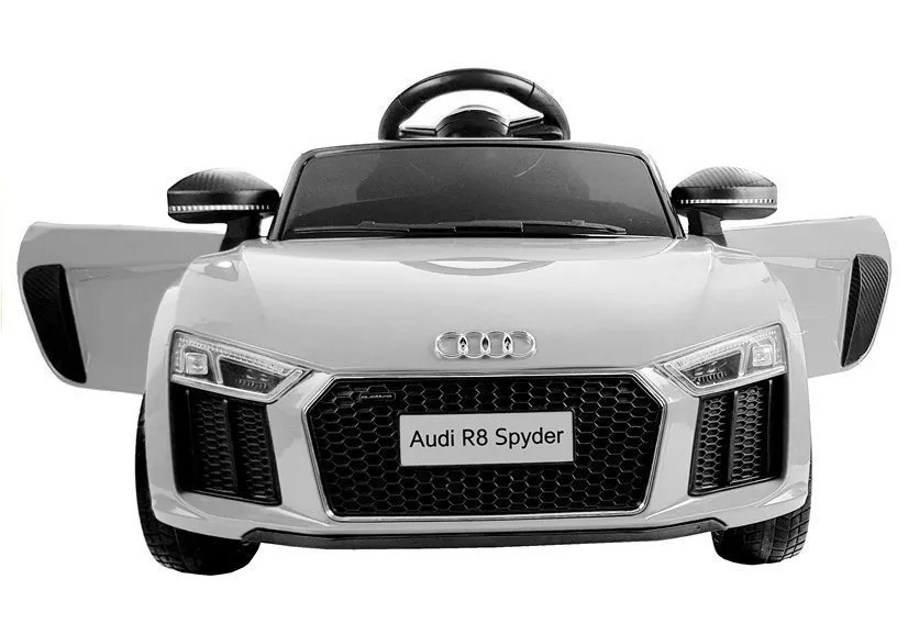 licencirani auto na akumulator audi r8 spyder - bijeli - slika 2