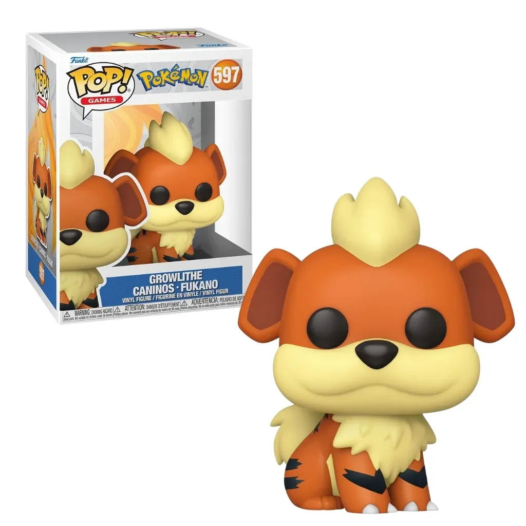 funko pop! games: pokémon – growlithe #597 - slika 3