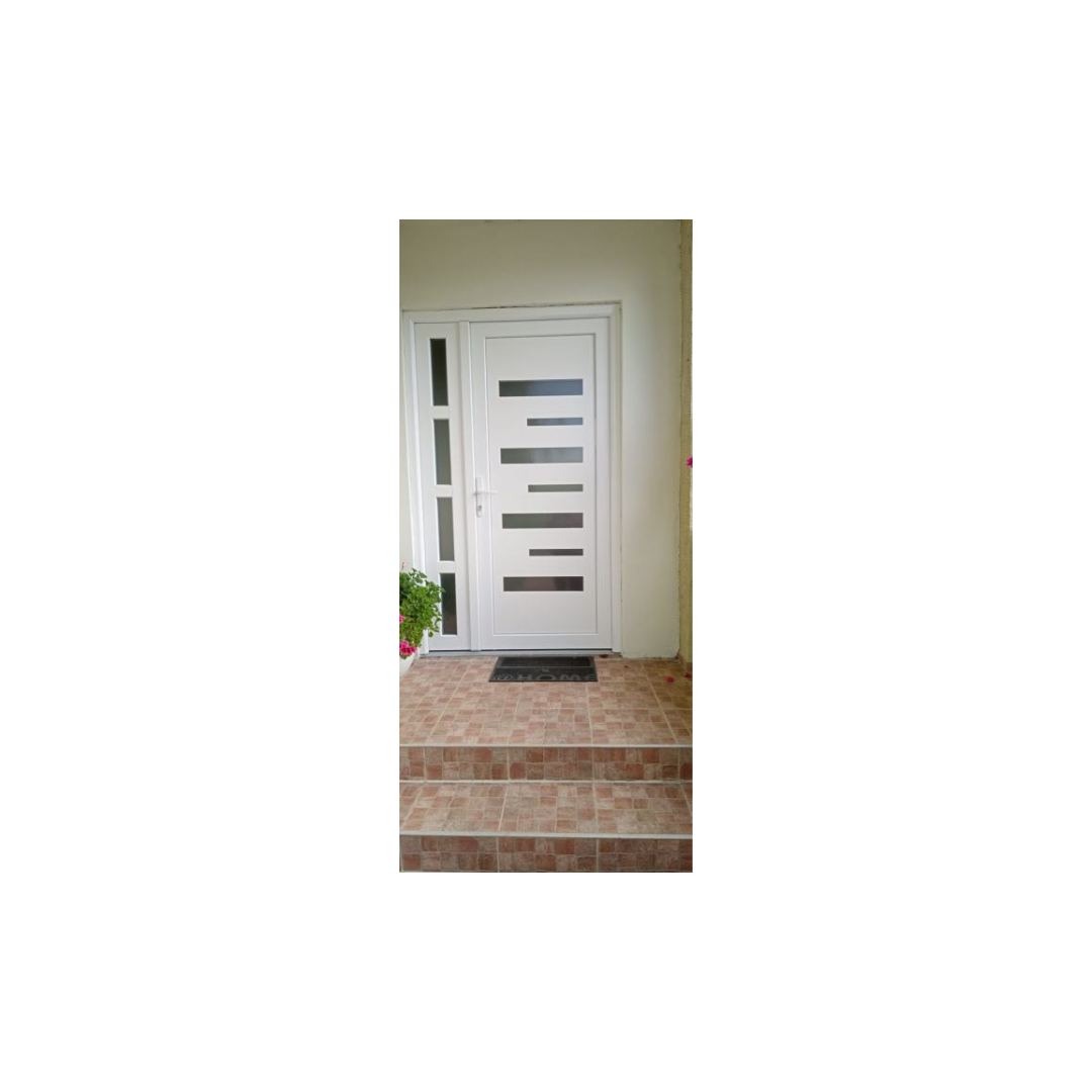 pvc vrata ulazna - dvokrilna 130 x 200 - slika 2